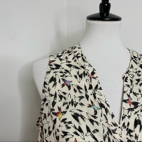 Apt. 9 Kohl’s | Bird Print Tank Sleeveless Blouse